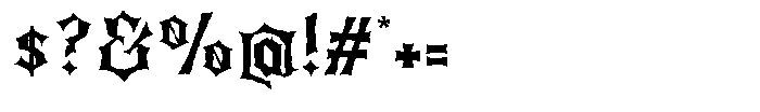 Agitator Stamp Font OTHER CHARS