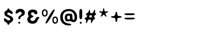 Agiven Blur Regular Font OTHER CHARS