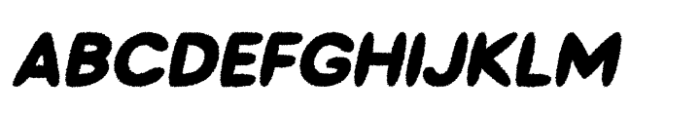 Agiven Rough Italic Font UPPERCASE