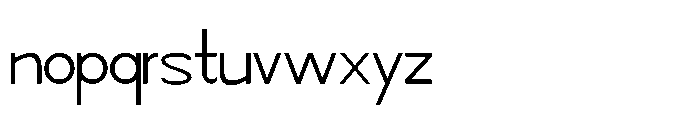 Aglo Regular Font LOWERCASE