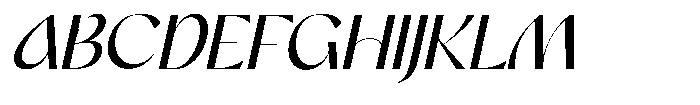 Aglorin Italic Font UPPERCASE