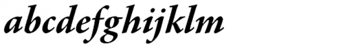 Agmena Bold Italic Font LOWERCASE