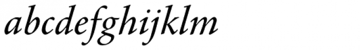 Agmena Italic Font LOWERCASE