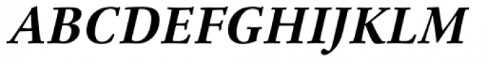 Agmena Paneuropean Bold Italic Font UPPERCASE