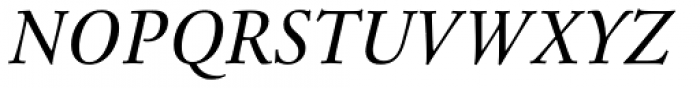 Agmena Paneuropean Italic Font UPPERCASE