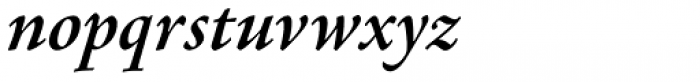 Agmena Paneuropean SemiBold Italic Font LOWERCASE