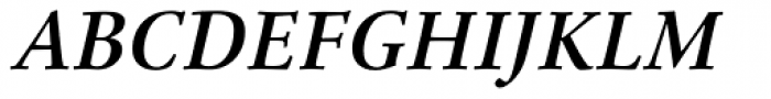 Agmena SemiBold Italic Font UPPERCASE