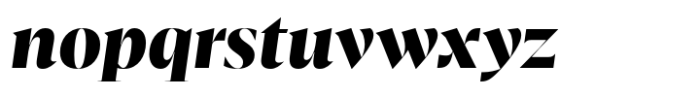 Agna Display Black Italic Font LOWERCASE