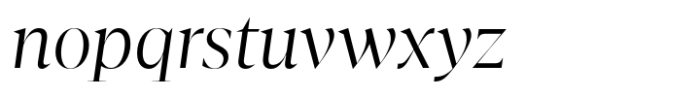 Agna Display Light Italic Font LOWERCASE