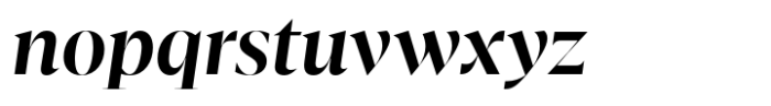 Agna Display Semibold Italic Font LOWERCASE