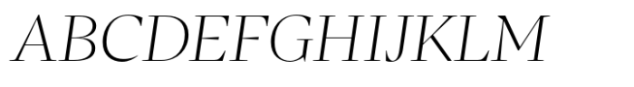 Agna Headline Extralight Italic Font UPPERCASE