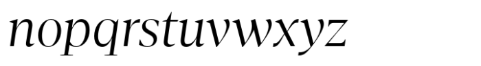 Agna Headline Light Italic Font LOWERCASE