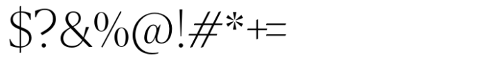 Agna Subhead Extralight Font OTHER CHARS