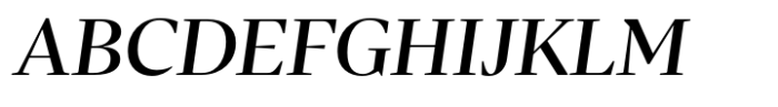 Agna Subhead Medium Italic Font UPPERCASE