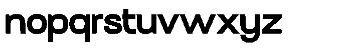 Agnar Bold Font LOWERCASE