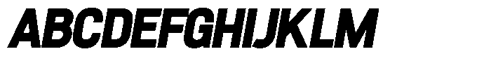 Agnar Heavy Italic Font UPPERCASE