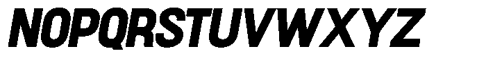 Agnar Heavy Italic Font UPPERCASE