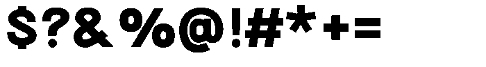 Agnar Heavy Font OTHER CHARS