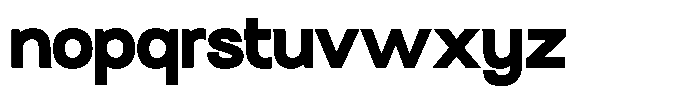 Agnar Heavy Font LOWERCASE