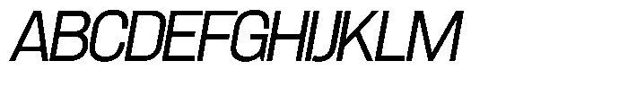 Agnar Light Italic Font UPPERCASE