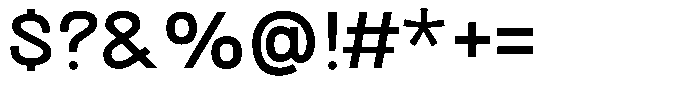 Agnar Medium Font OTHER CHARS