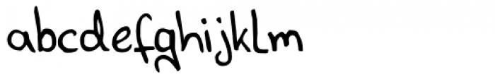 Agnieszka Handwriting Font LOWERCASE