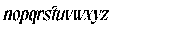 Agnofy Rusting Italic Font LOWERCASE