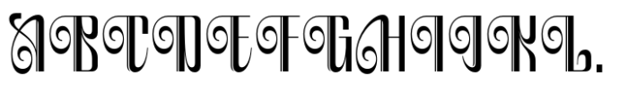 Agolia Font UPPERCASE