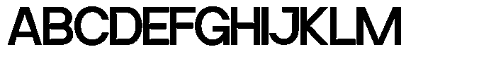 Agootack Font UPPERCASE