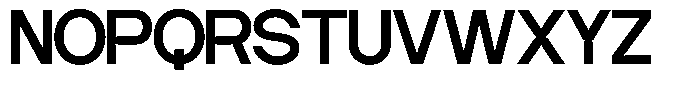 Agootack Font UPPERCASE