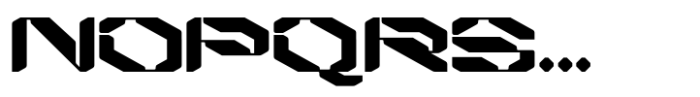 Agor Techno Regular Font UPPERCASE