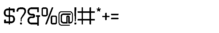 Agostia Font OTHER CHARS