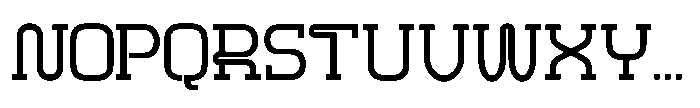 Agostia Font UPPERCASE