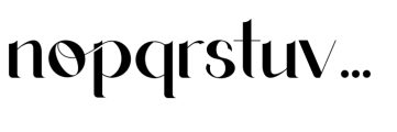 Agraham Regular Font LOWERCASE