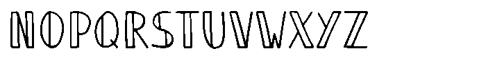 Agraph One Font UPPERCASE