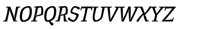 Agrea Serif Regular Italic Font UPPERCASE