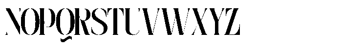 Agremail Modern Regular Font UPPERCASE