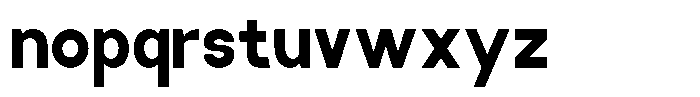 Agrix Font LOWERCASE