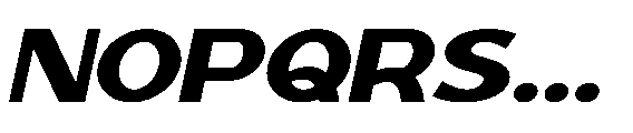 Agta Italic Font UPPERCASE