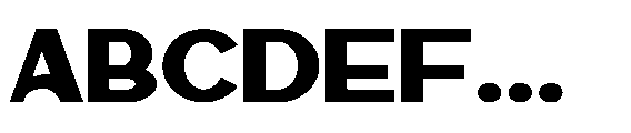 Agta Regular Font UPPERCASE