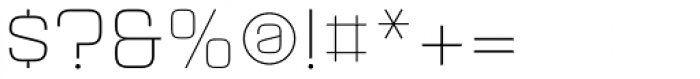 Aguda Light Unicase Font OTHER CHARS