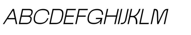 Ague Extra Light Italic Font UPPERCASE
