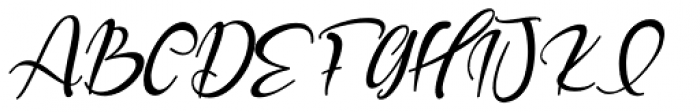 Aguellera Italic Font UPPERCASE