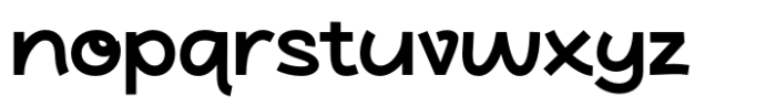Aguilar Playful Display Font LOWERCASE