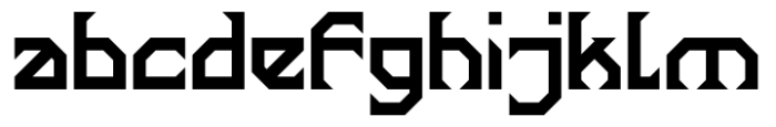 Agustonica Bold Font LOWERCASE