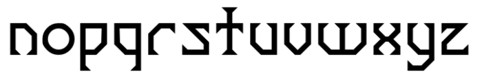 Agustonica Regular Font LOWERCASE