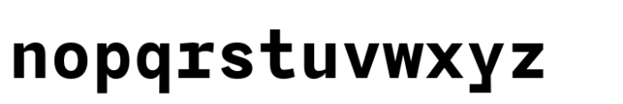 Agyx Mono Bold Font LOWERCASE