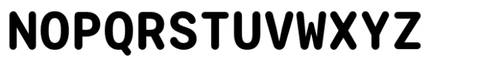 Agyx Mono Rounded Bold Font UPPERCASE