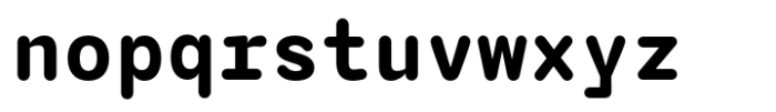 Agyx Mono Rounded Bold Font LOWERCASE