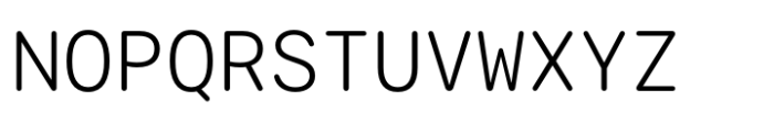 Agyx Mono Rounded Light Font UPPERCASE